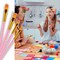 Paint Brushes Set, 20 Pcs Paint Brushes for Acrylic Painting, Oil Watercolor Acrylic Paint Brush, Artist Paintbrushes for Body Face Rock Canvas, Kids Adult Drawing Arts Crafts Supplies, Blush